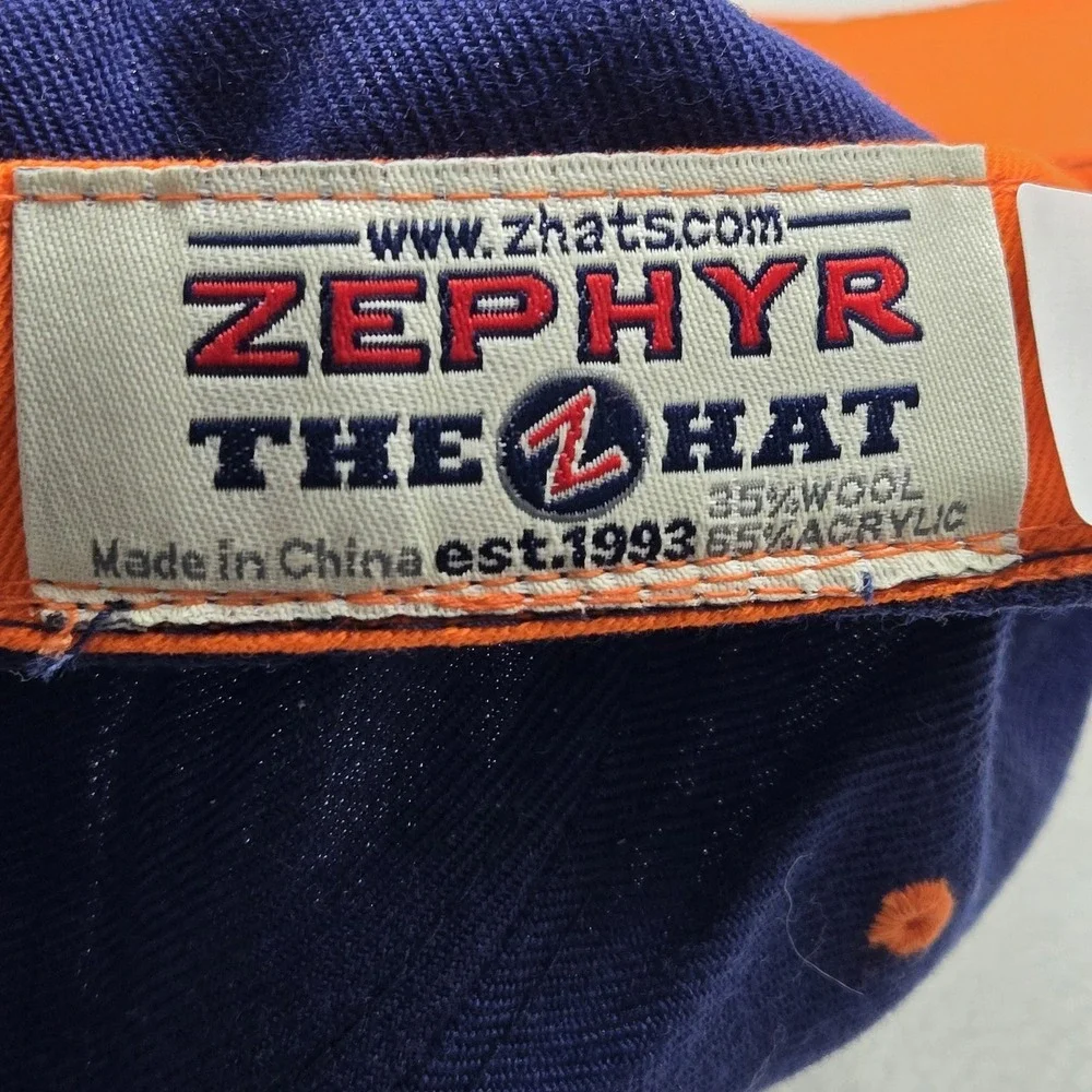 Cal State Fullerton Unisex Baseball Cap 7 1/8 Navy Curved Fitted Embroidered